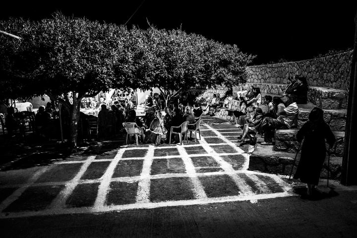 Black-and-white photograph from Avlona Days, Avlona, Karpathos.
