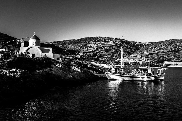 The chapel of St Panteleimon in Katapola, Amorgos