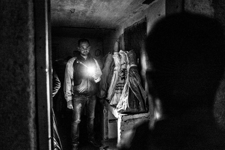Black-and-white photograph from Rocket War of Vrontados, Vrontados, Chios.