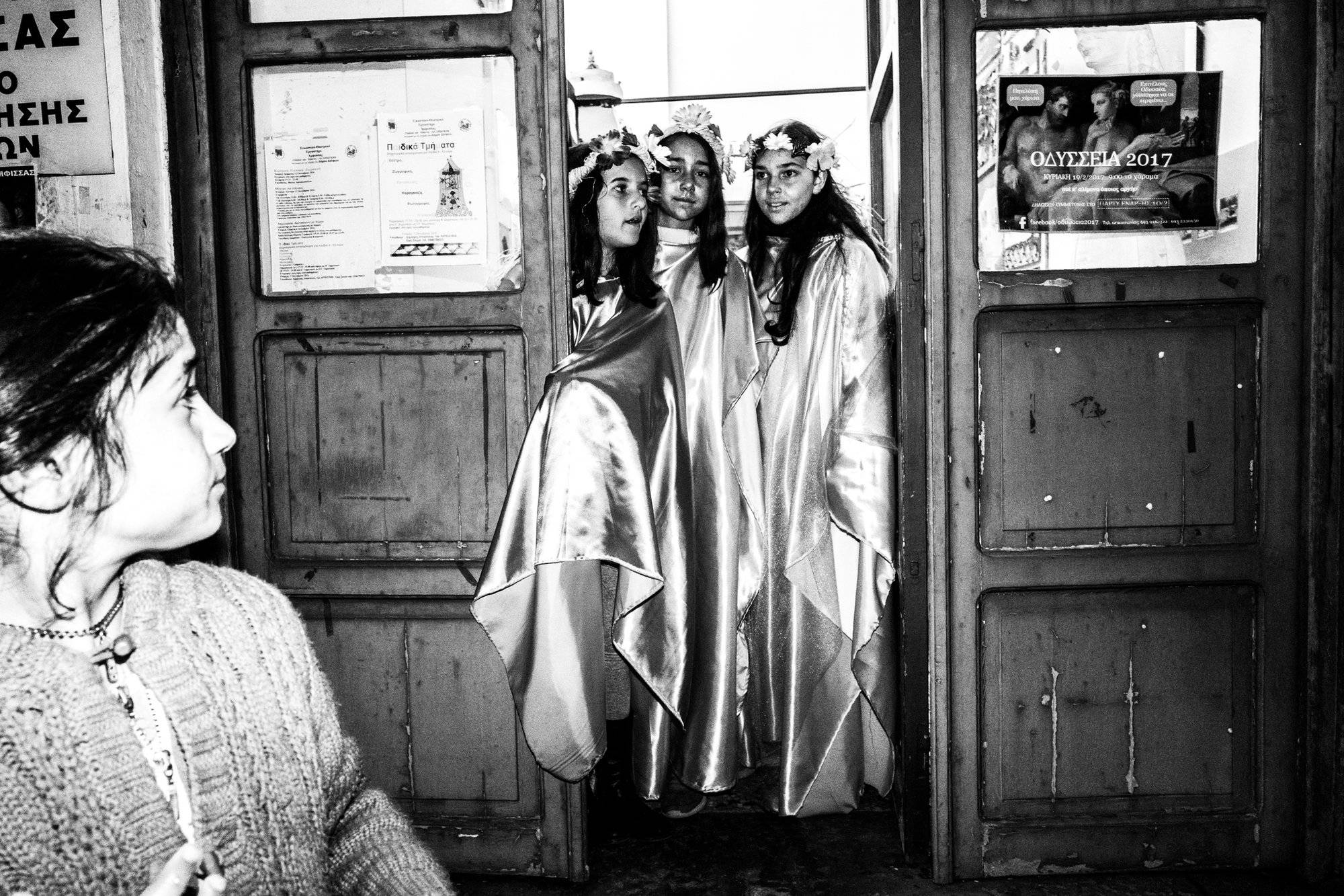 The Ghost of Charmaina carnival in Amfissa, Greece.