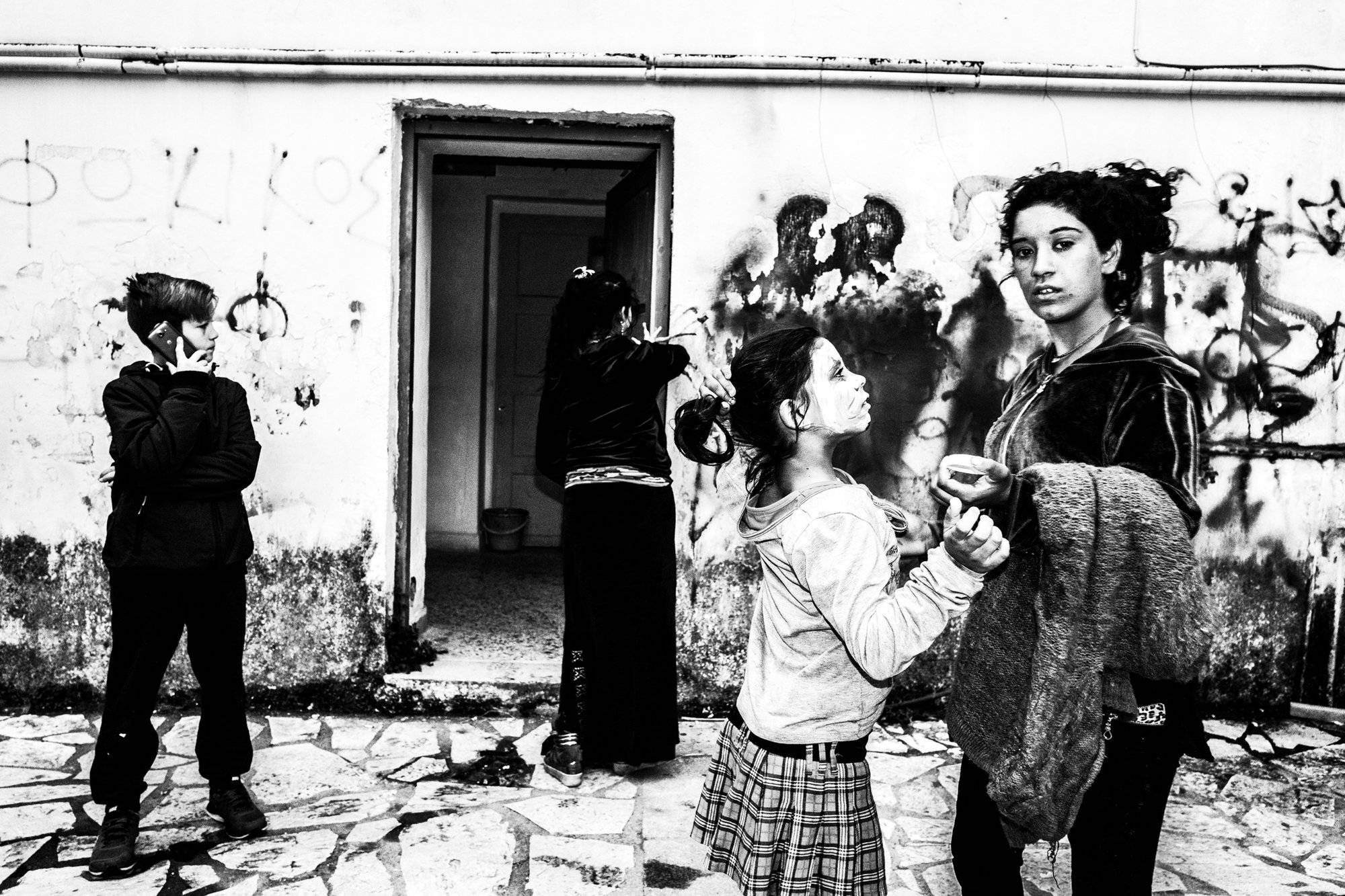 The Ghost of Charmaina carnival in Amfissa, Greece.
