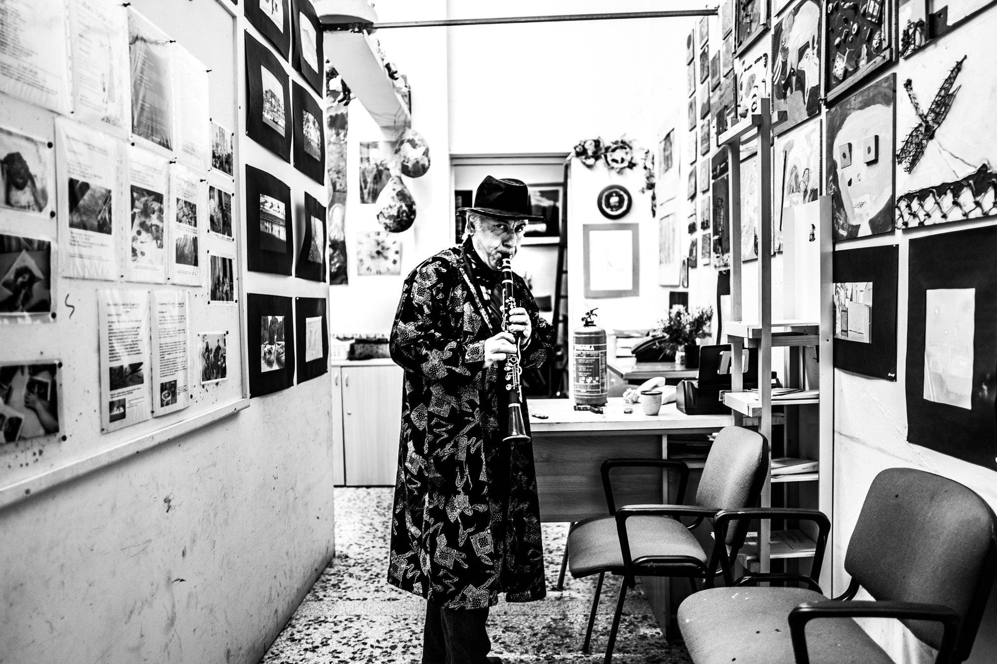 The Ghost of Charmaina carnival in Amfissa, Greece.