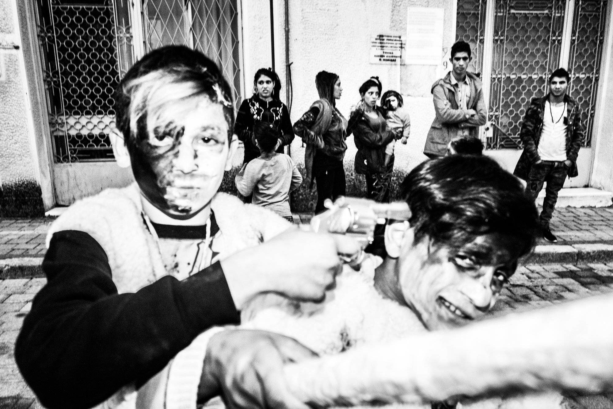 The Ghost of Charmaina carnival in Amfissa, Greece.