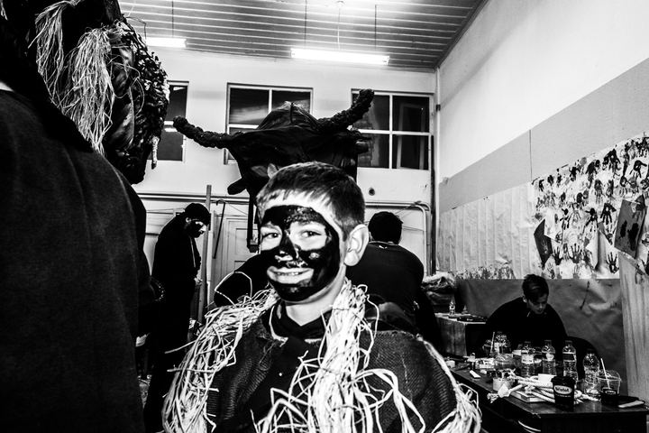 The Ghost of Charmaina carnival in Amfissa, Greece.