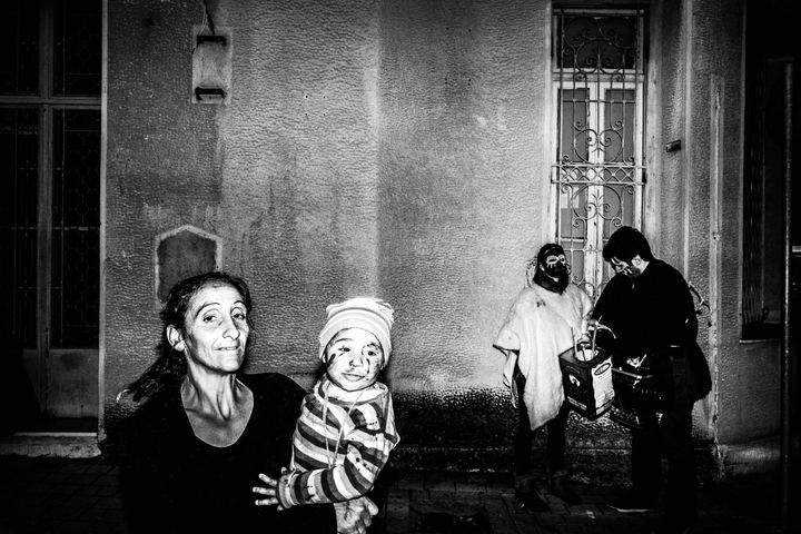 The Ghost of Charmaina carnival in Amfissa, Greece.