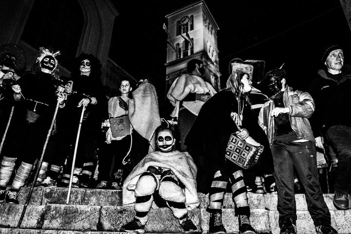 The Ghost of Charmaina carnival in Amfissa, Greece.