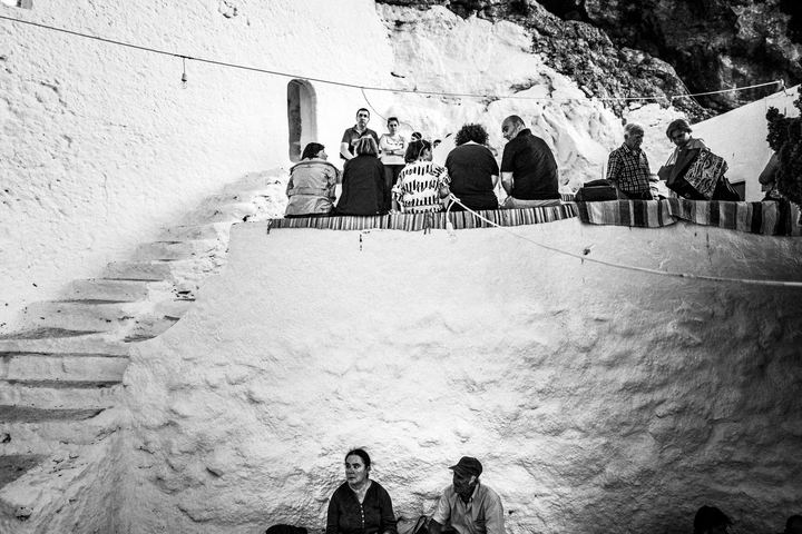 Panagia Kyra Psili pilgrimage on Kalymnos, Greece.