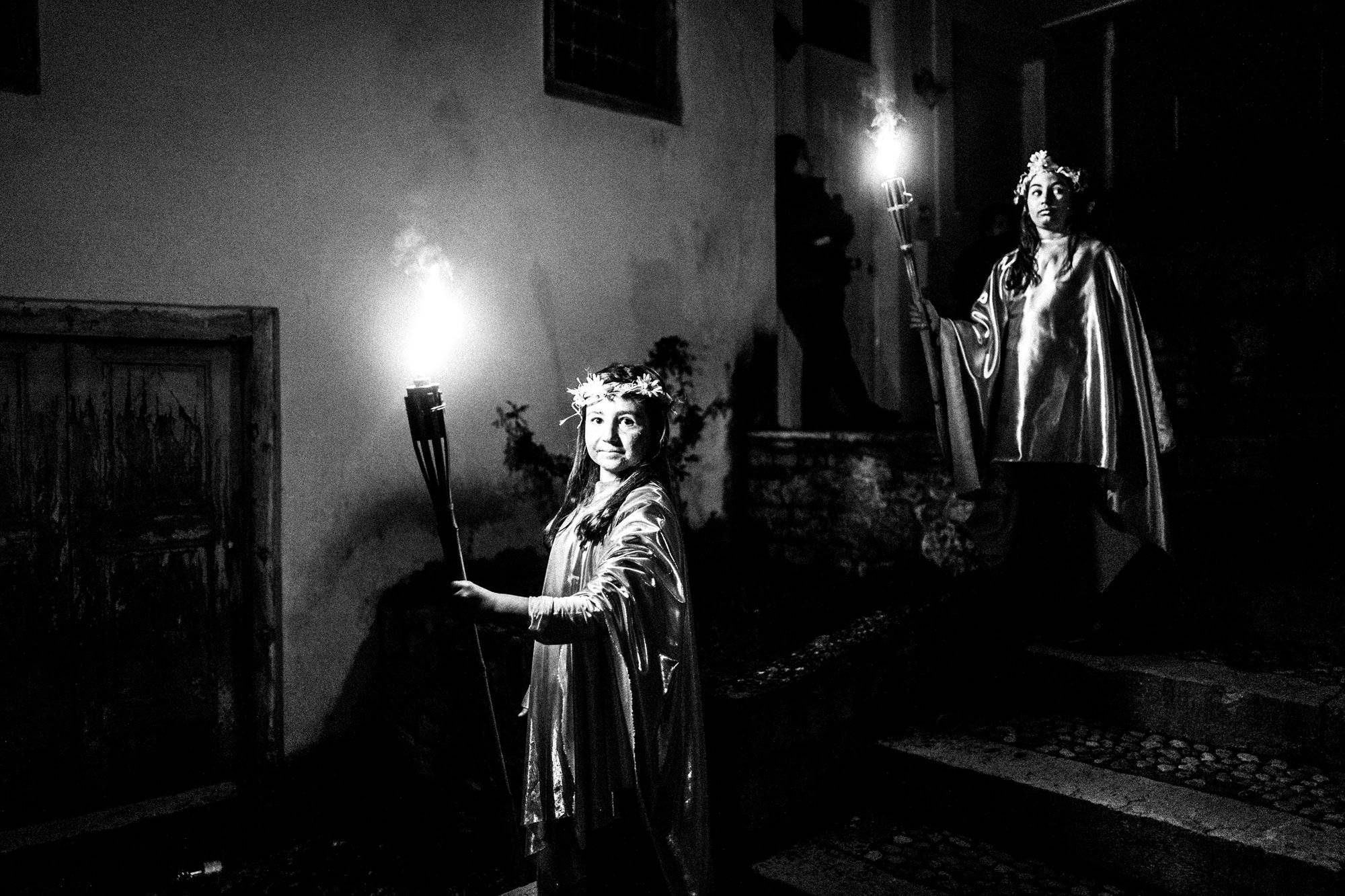 The Ghost of Charmaina carnival in Amfissa, Greece.